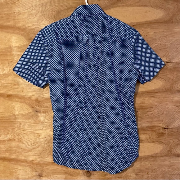 American eagle mens xs blue short sleeve shirt - Picture 3 of 7